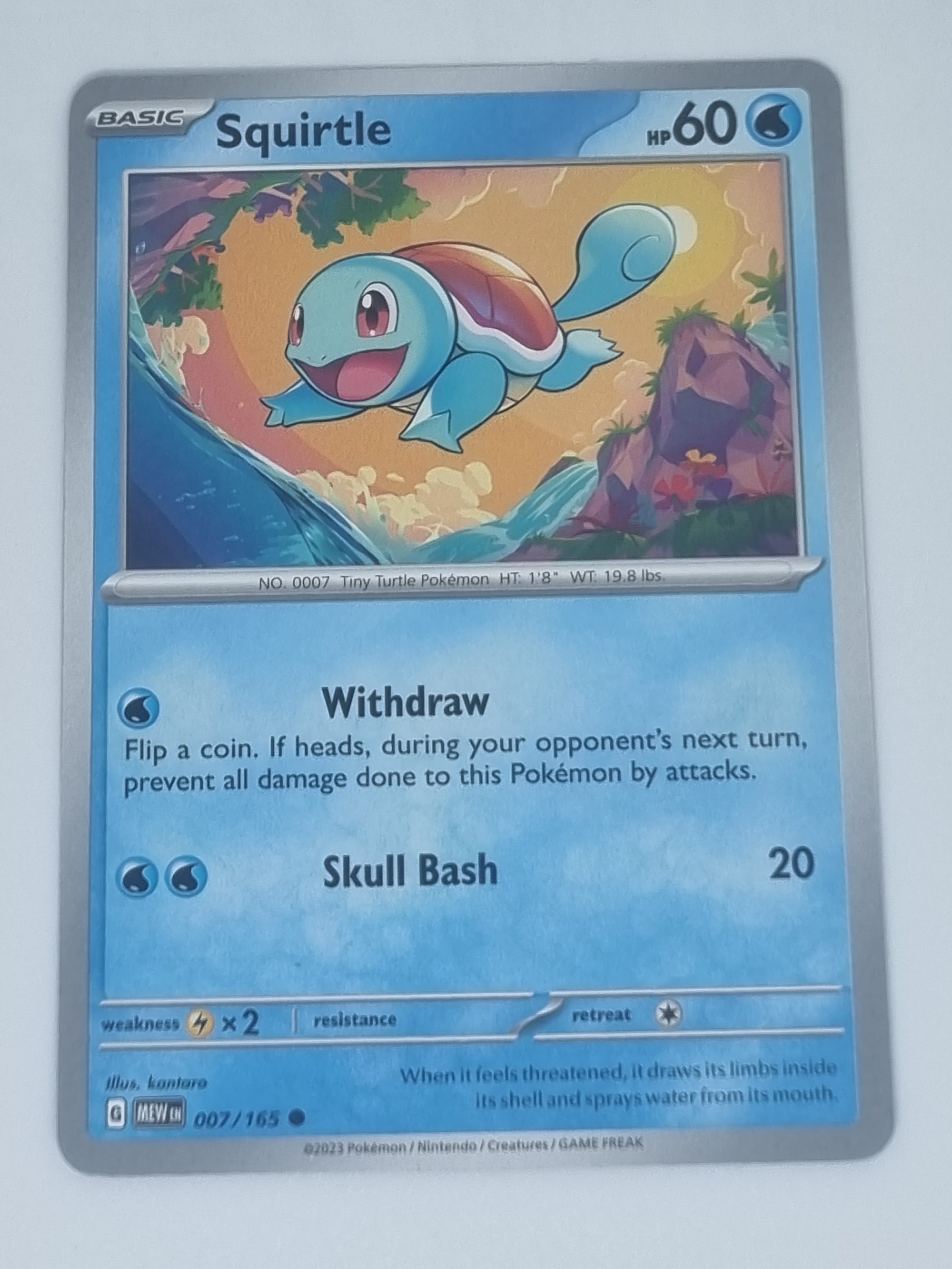Pokemon TCG - Pokemon 151 - #007/165 - Squirtle