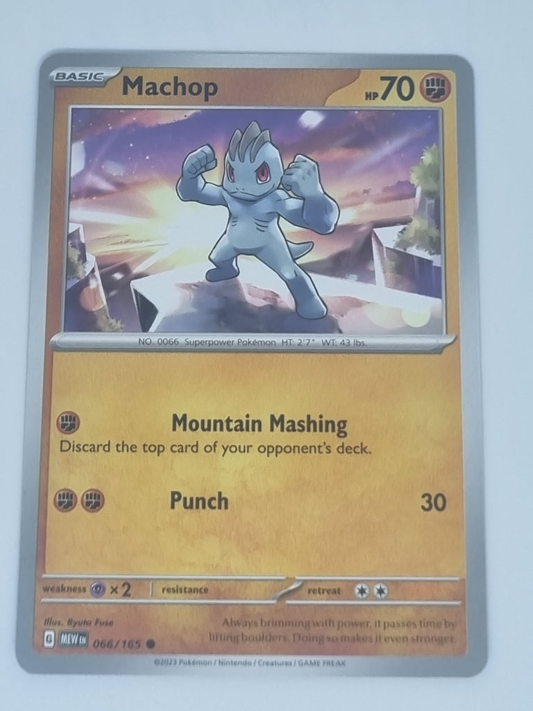 Pokemon TCG - Pokemon 151 - #066/165 - Machop - Common