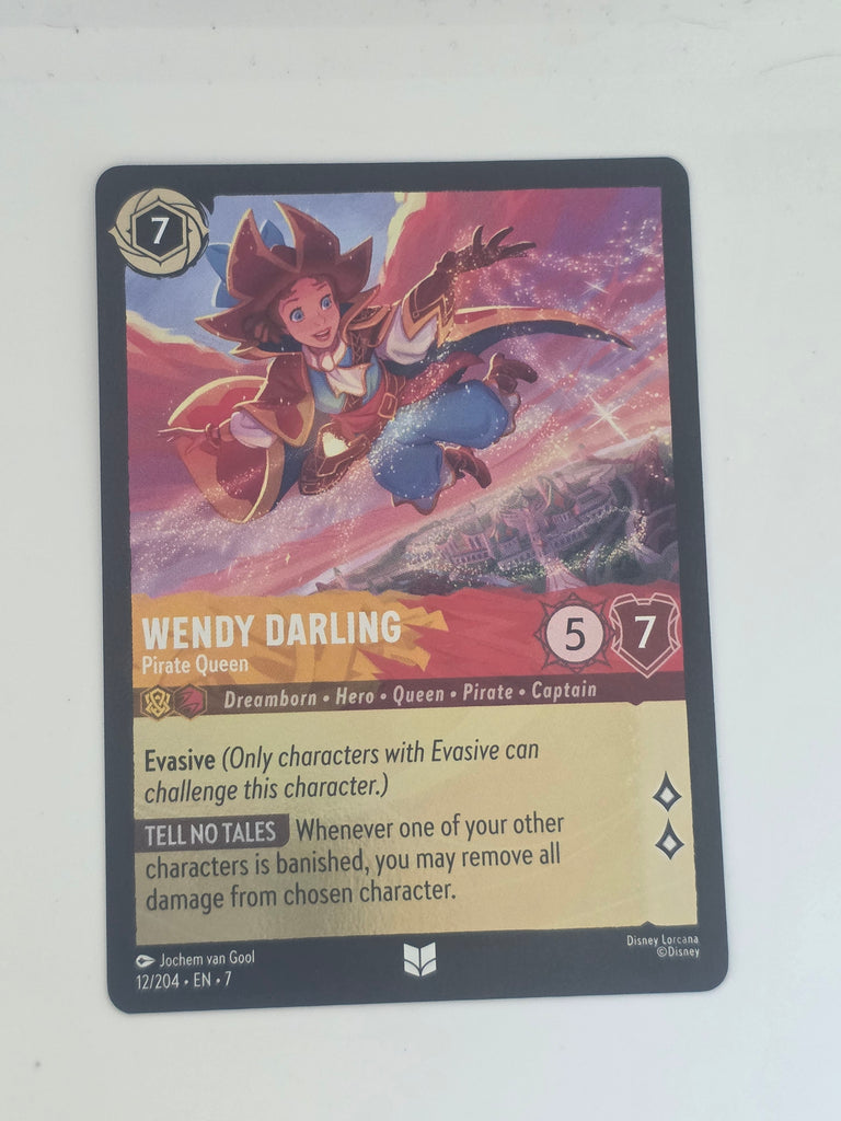 Lorcana | Archazia's Island COLDFOIL #12/204 Wendy Darling - Pirate Queen | U/C