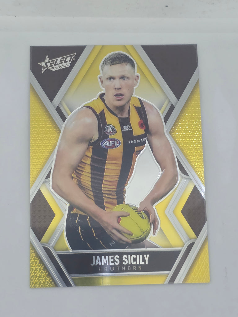 AFL Footy Stars 2025 | Luminous Base | #L107 | J. Sicily | Hawthorn