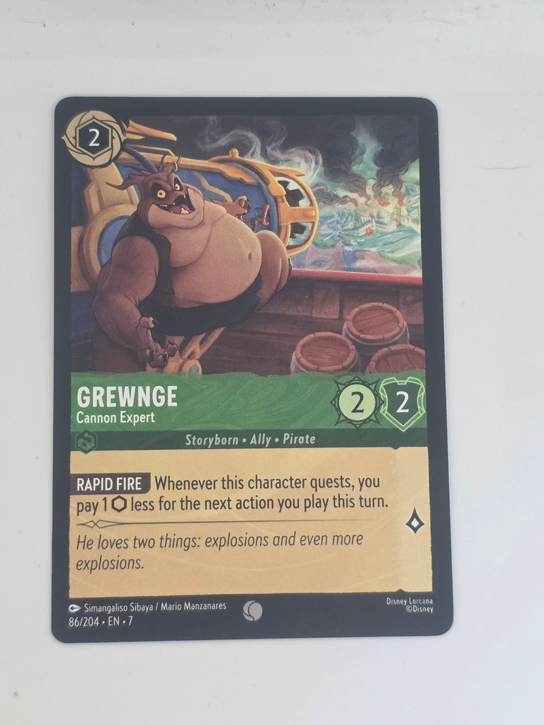 Lorcana | Archazia's Island | #86/204 | Greqnge - Cannon Expert | Common