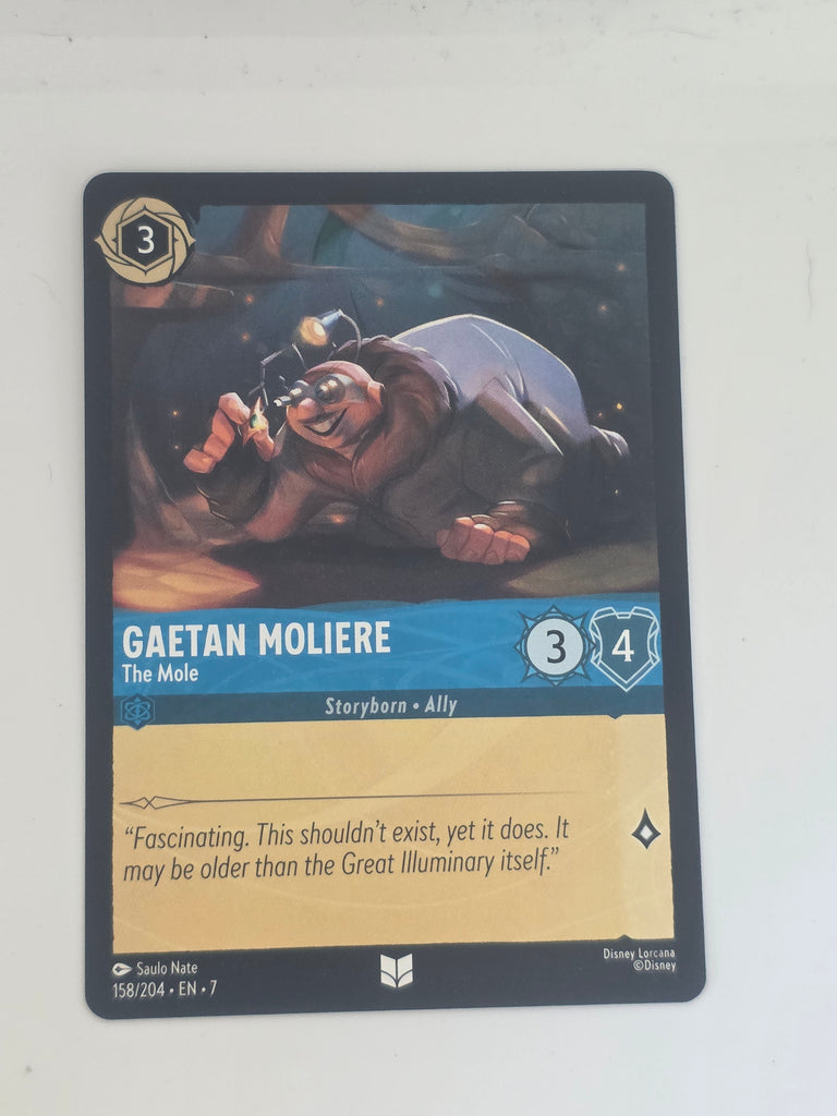 Lorcana | Archazia's Island | #158/204 | Gaetan Moliere - The Mole | Uncommon