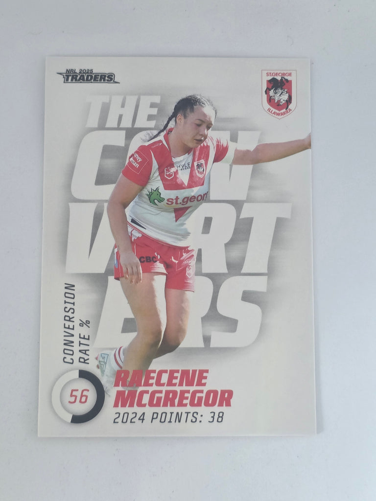 NRL 2025 Traders | Converters | #TC25 | Raecene McGregor | Dragons