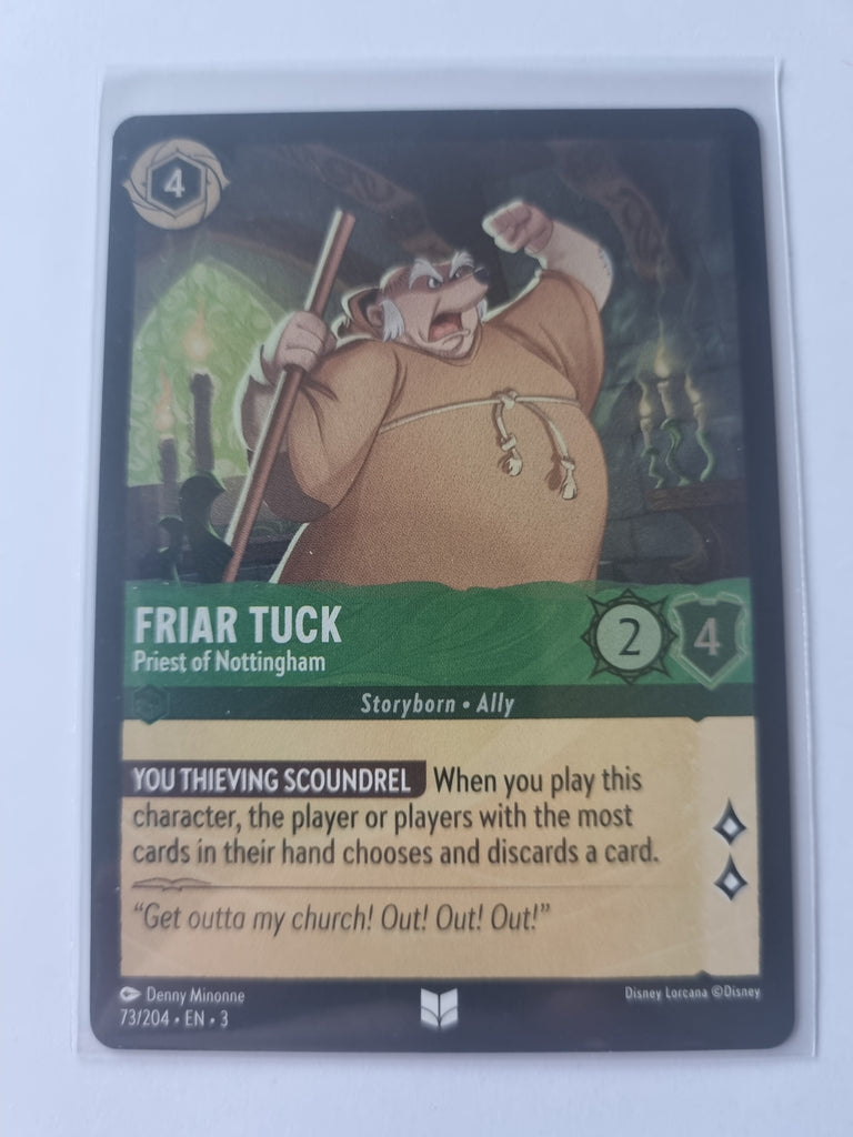 Into the Inklands FOIL Friar Tuck - Priest of Nottingham 73/204 Uncommon
