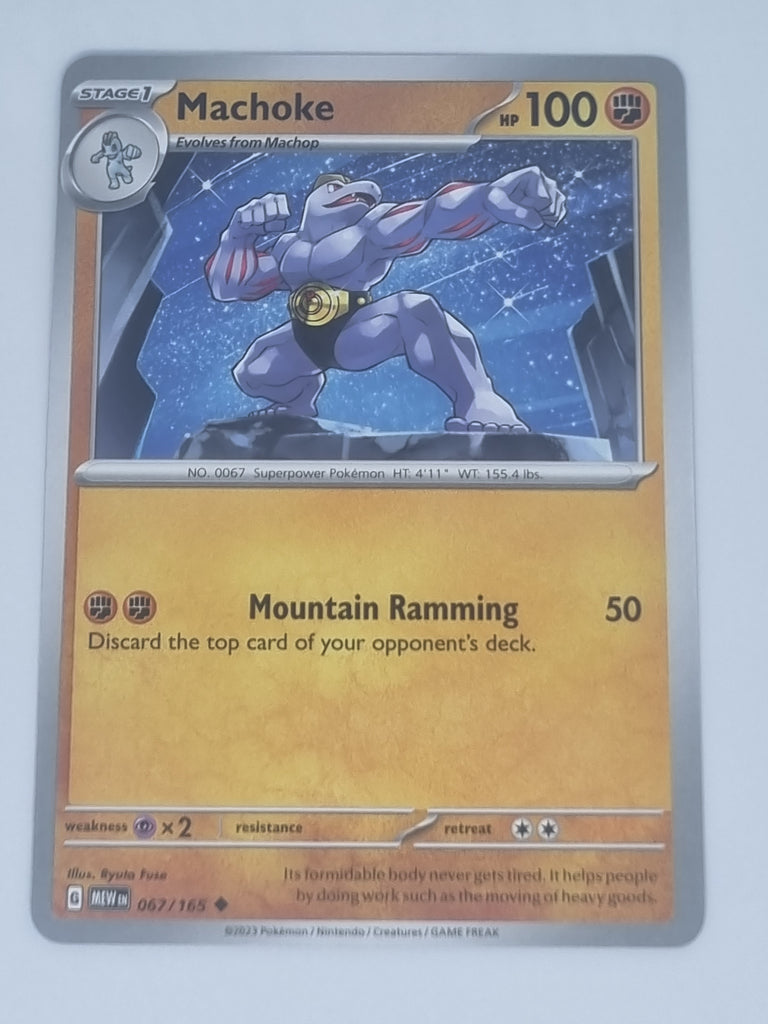 Pokemon TCG - Pokemon 151 - #067/165 - Machoke - Uncommon