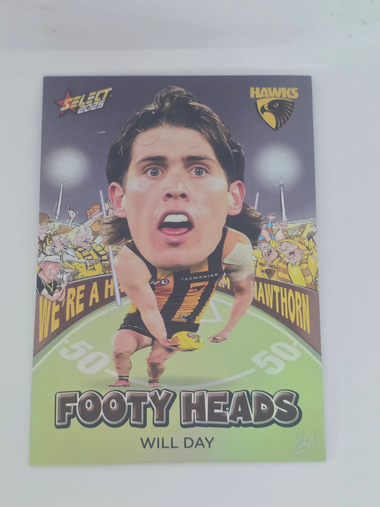 AFL Footy Stars 2025 | Footy Heads | #FH55 | W. Day | Hawthorn