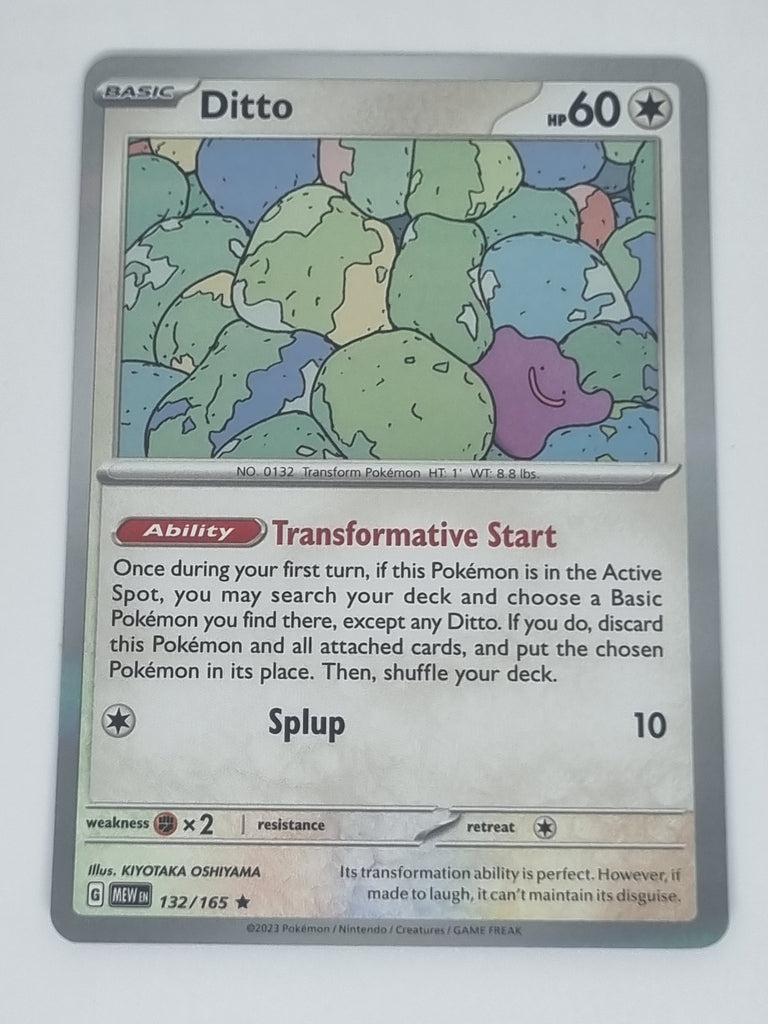 Pokemon TCG - Pokemon 151 - #132/165 - Ditto - Rare