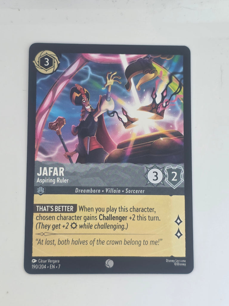 Lorcana | Archazia's Island | #190/204 | Jafar - Aspiring Ruler | Common