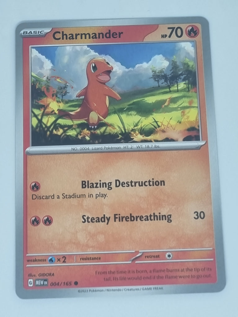 Pokemon TCG - Pokemon 151 - #004/165 - Charmander - Common