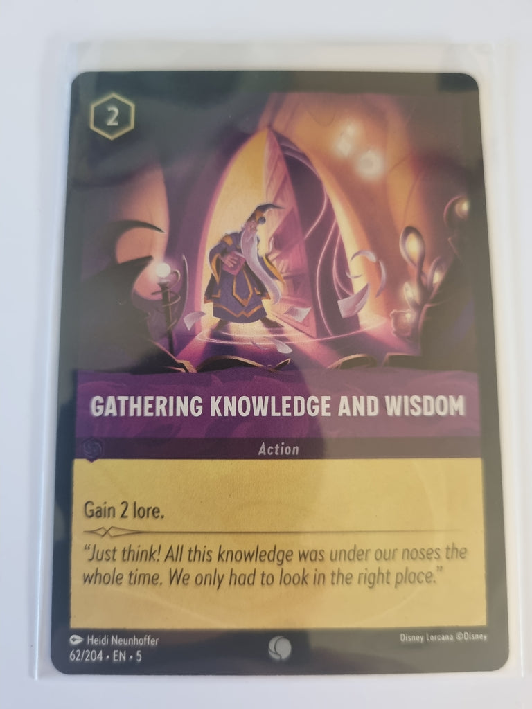 Shimmering Skies - FOIL - Gathering Knowledge and Wisdom - 62/204 - Common