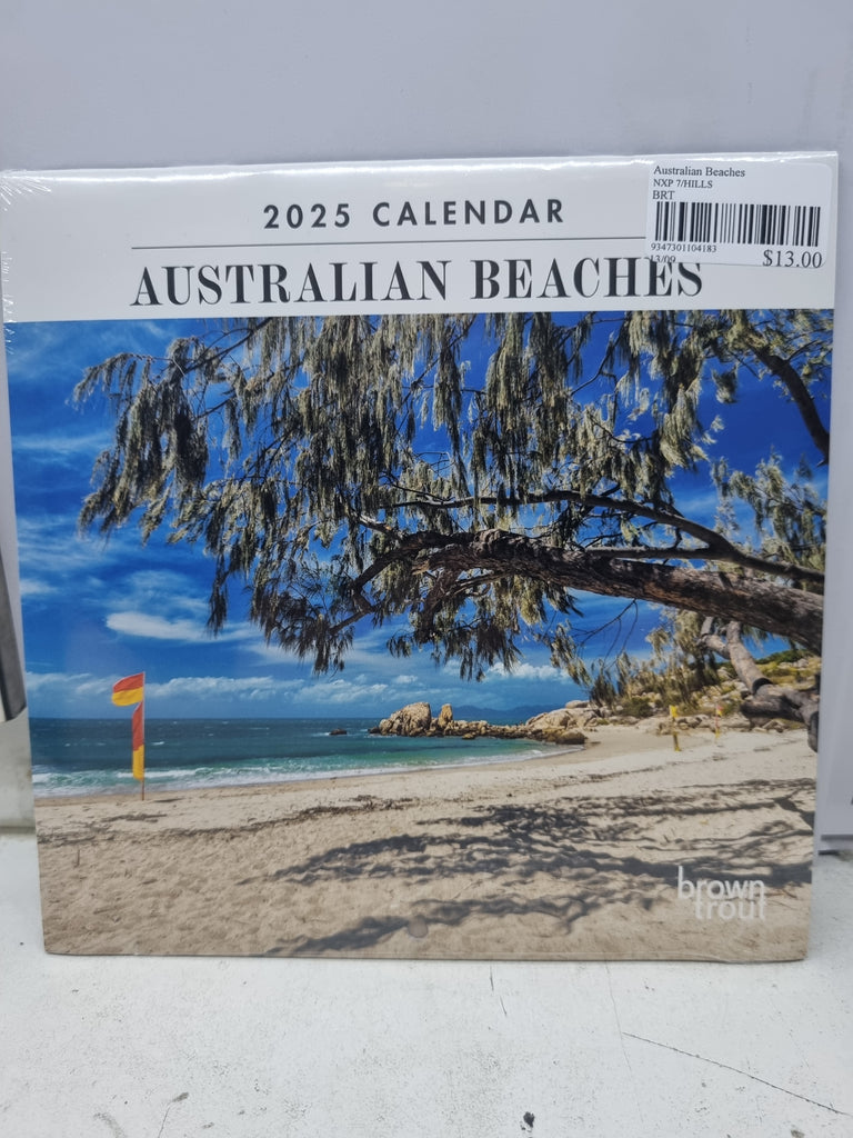 Australian Beaches - Mini 18x18cm - 2025 Calendar