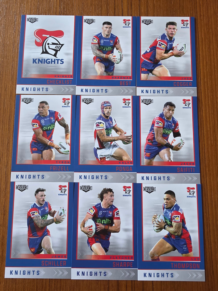 NRL 2025 Elite | Base Team Set 9 Cards | Knights