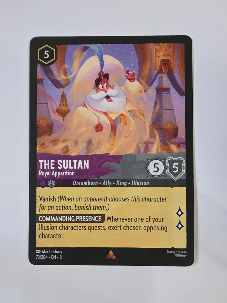Disney Lorcana Reign of Jafar | The Sultan Royal Apparition | #073 | Rare