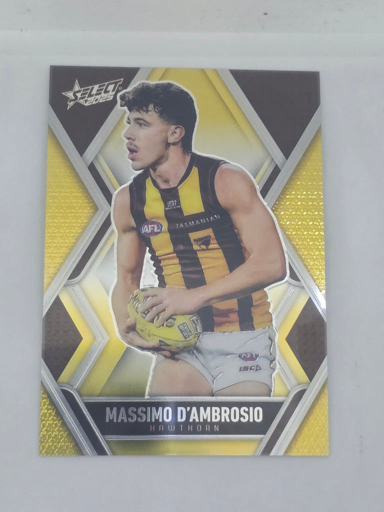 AFL Footy Stars 2025 | Luminous Base | #L101 | M. D’Ambrosio | Hawthorn
