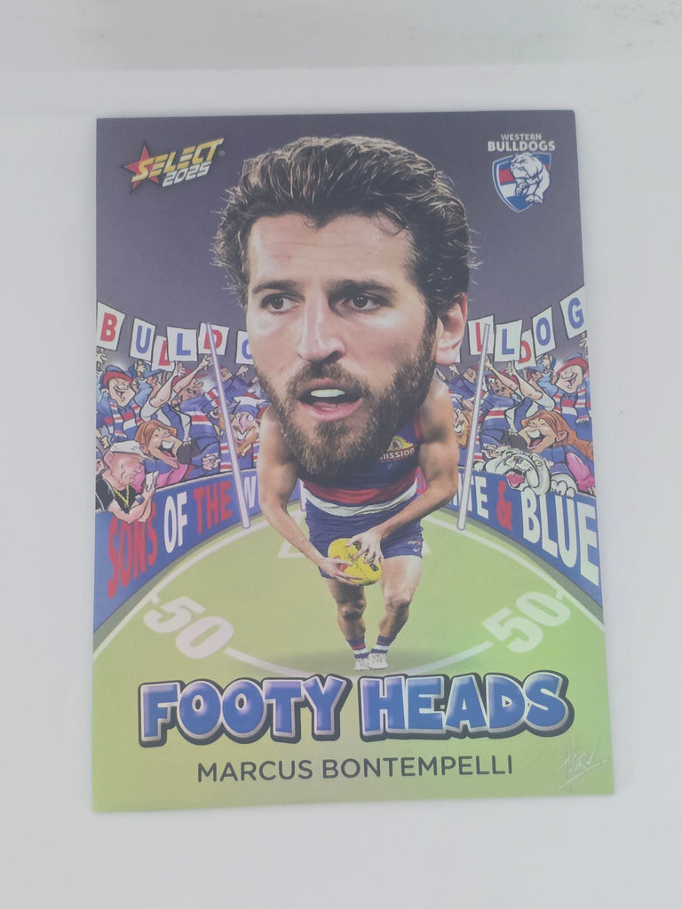 AFL Footy Stars 2025 | Footy Heads | #FH103 | M. Bontempelli | Western Bulldogs