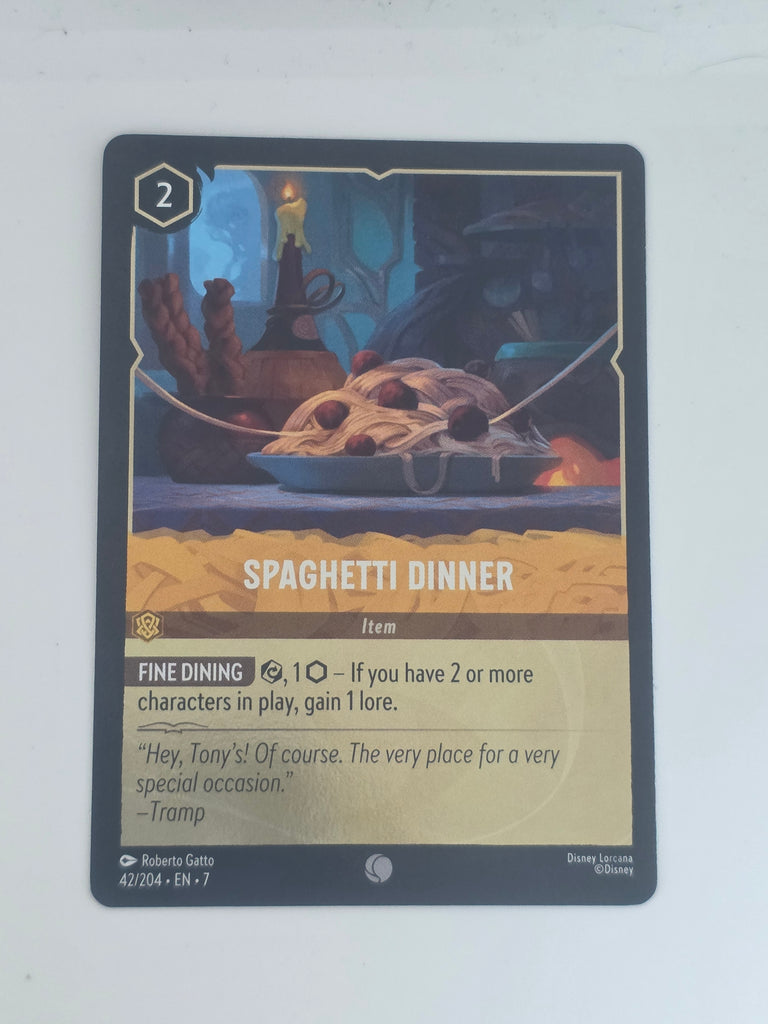 Lorcana | Archazia's Island | COLDFOIL | #42/204 | Spaghetti Dinner | Common