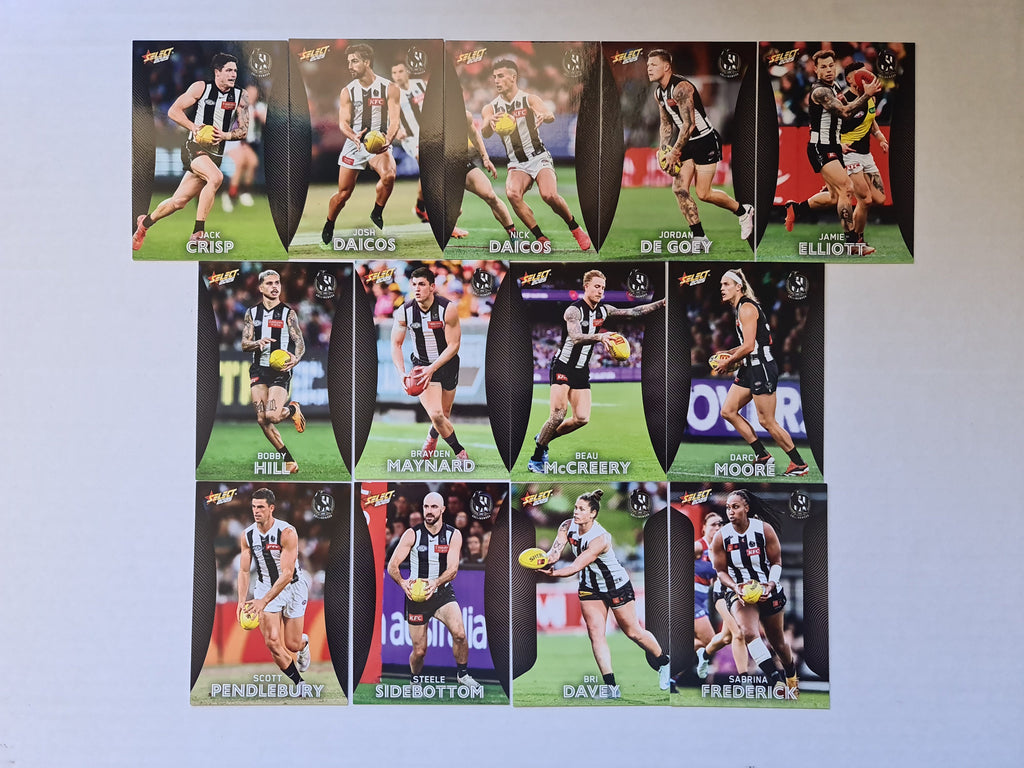 AFL Footy Stars 2025 | Complete Base Team Set | Collingwood | 13 Cards