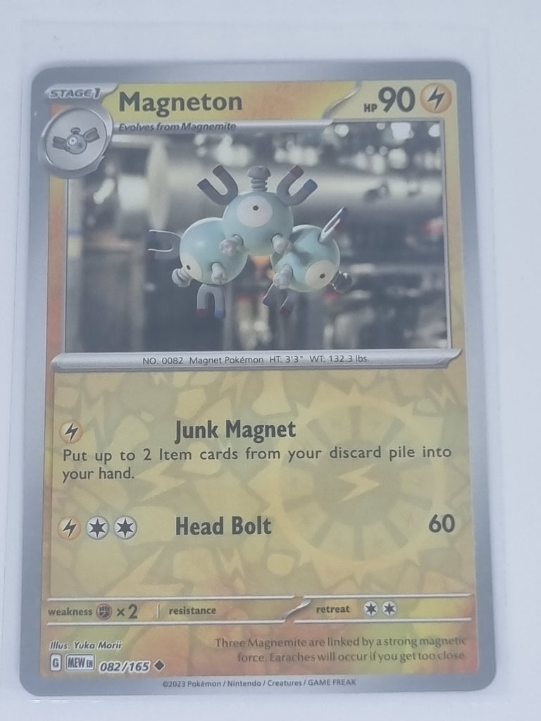 Pokemon TCG - Pokemon 151 - #082/165 - Reverse Holo - Magneton - Uncommon