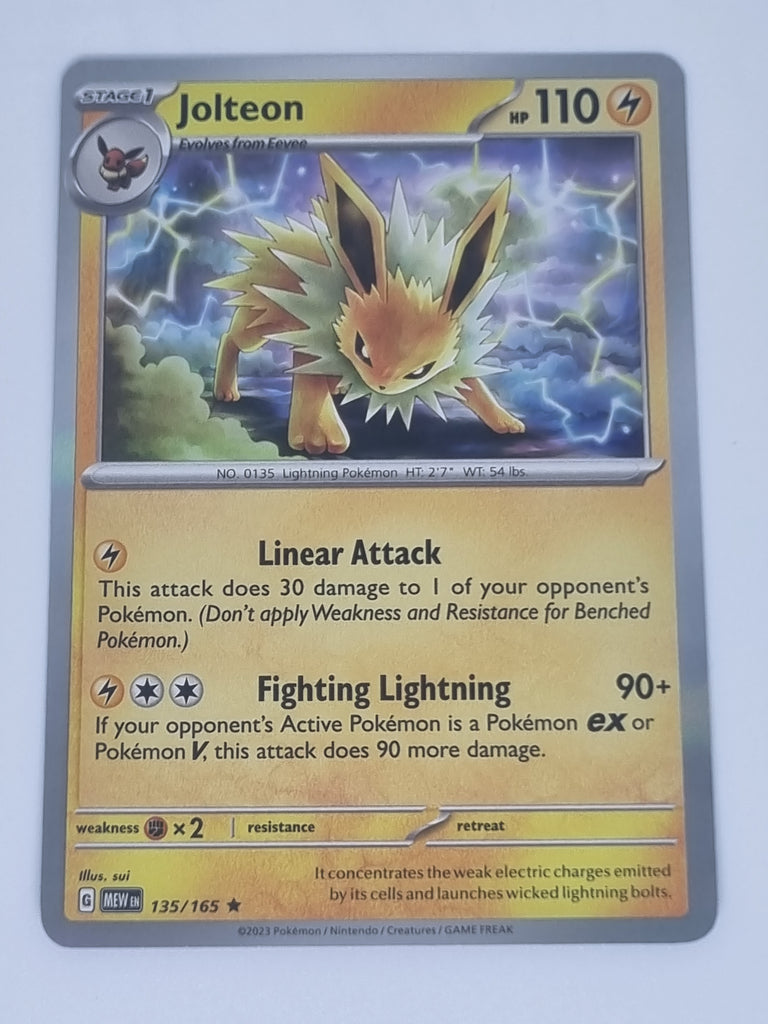 Pokemon TCG - Pokemon 151 - #135/165 - Jolteon - Rare