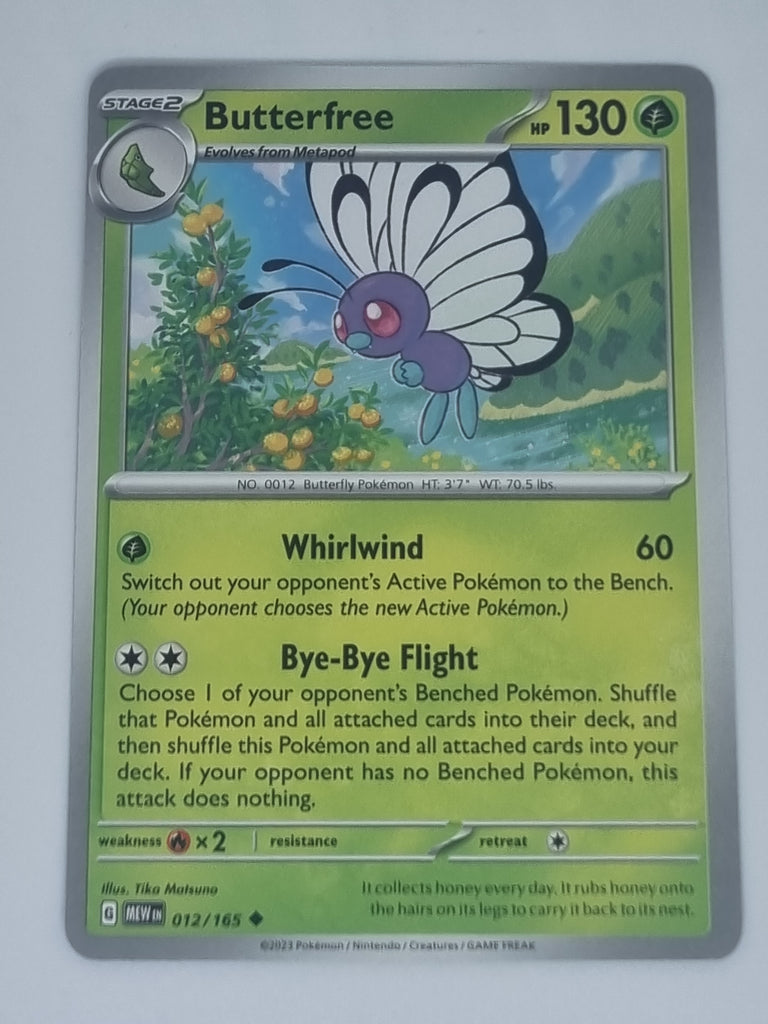 Pokemon TCG - Pokemon 151 - #012/165 - Butterfree - Uncommon