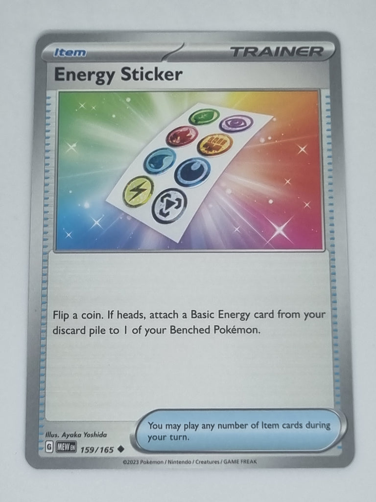 Pokemon TCG - Pokemon 151 - #159/165 - Energy Sticker - Uncommon