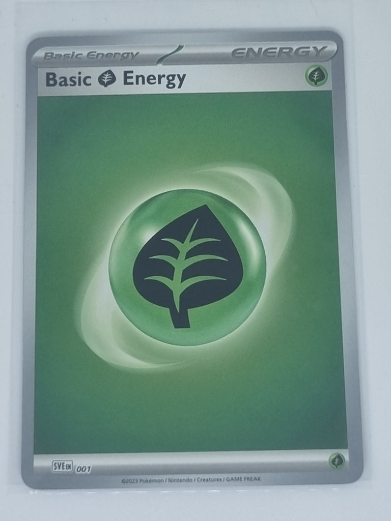 Pokemon TCG - Pokemon 151 - #001 - Galaxy Holo Grass Energy