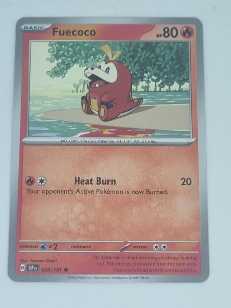 Pokemon TCG - Surging Sparks - #029/191 - Fuecoco - Common