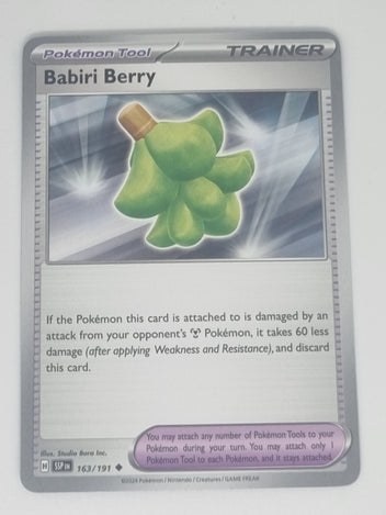 berry pokemon card Pokemon TCG - Surging Sparks - #184/191 - Passho Berry