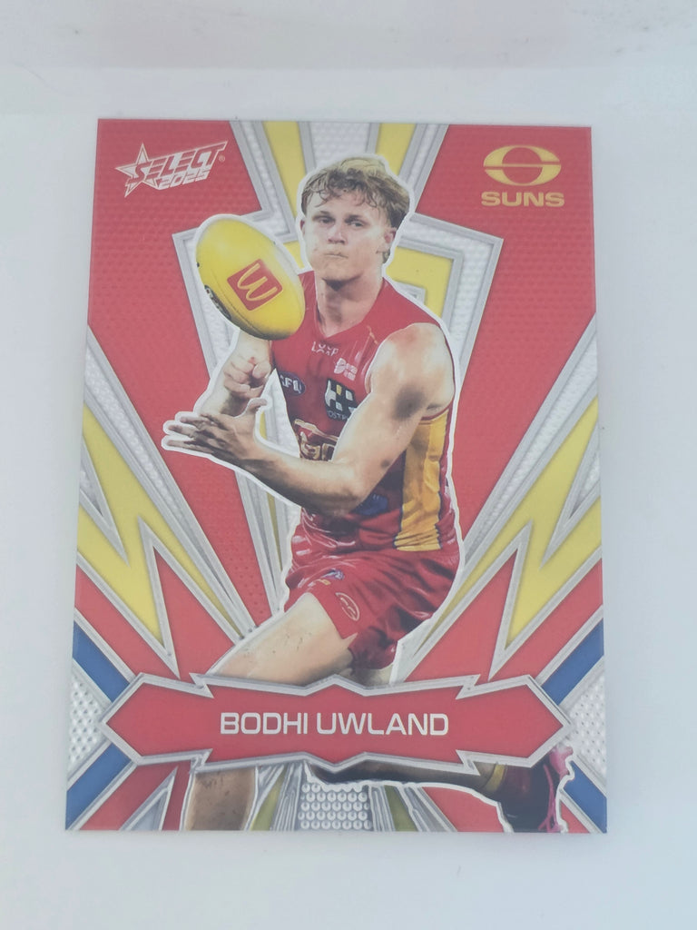 AFL Footy Stars 2025 | Luminous Thunderbolt | #LT107 | B. Uwland Gold Coast Suns