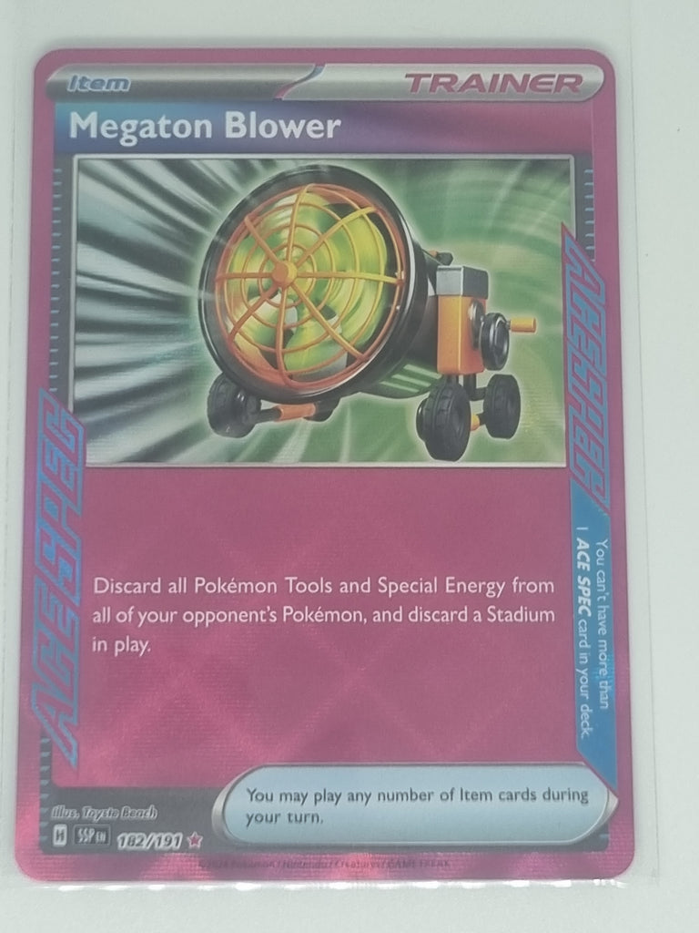 Pokemon TCG - Surging Sparks - #182/191 - Megaton Blower - ACE SPEC