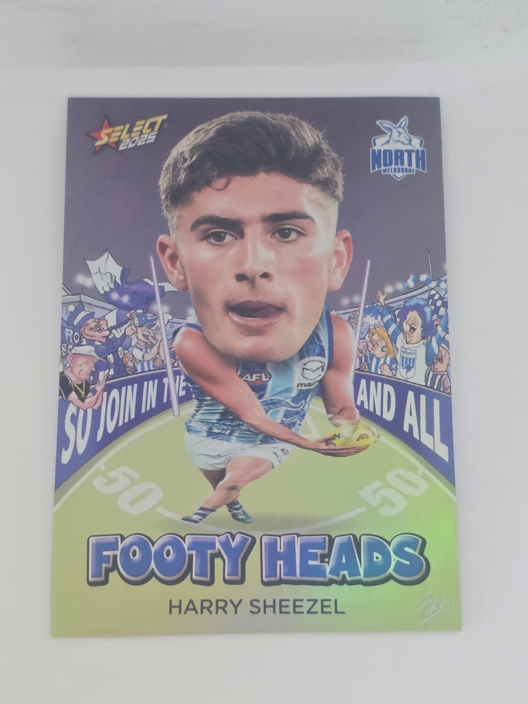 AFL Footy Stars 2025 | Footy Heads | #FH71 | H. Sheezel | North Melbourne