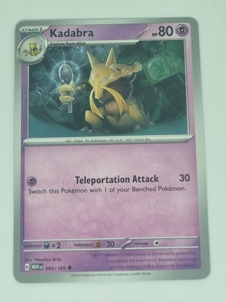 Pokemon TCG - Pokemon 151 - #064/165 - Kadabra - Uncommon