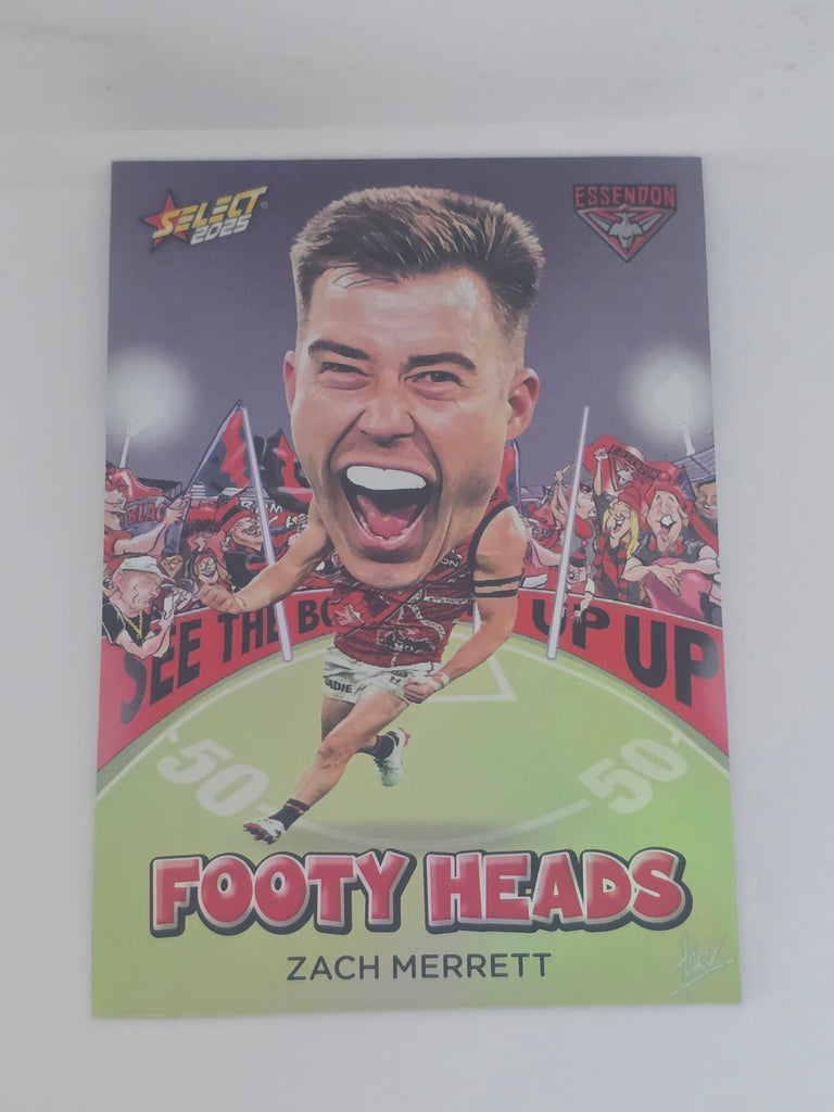 AFL Footy Stars 2025 | Footy Heads | #FH29 | Z. Merrett | Essendon
