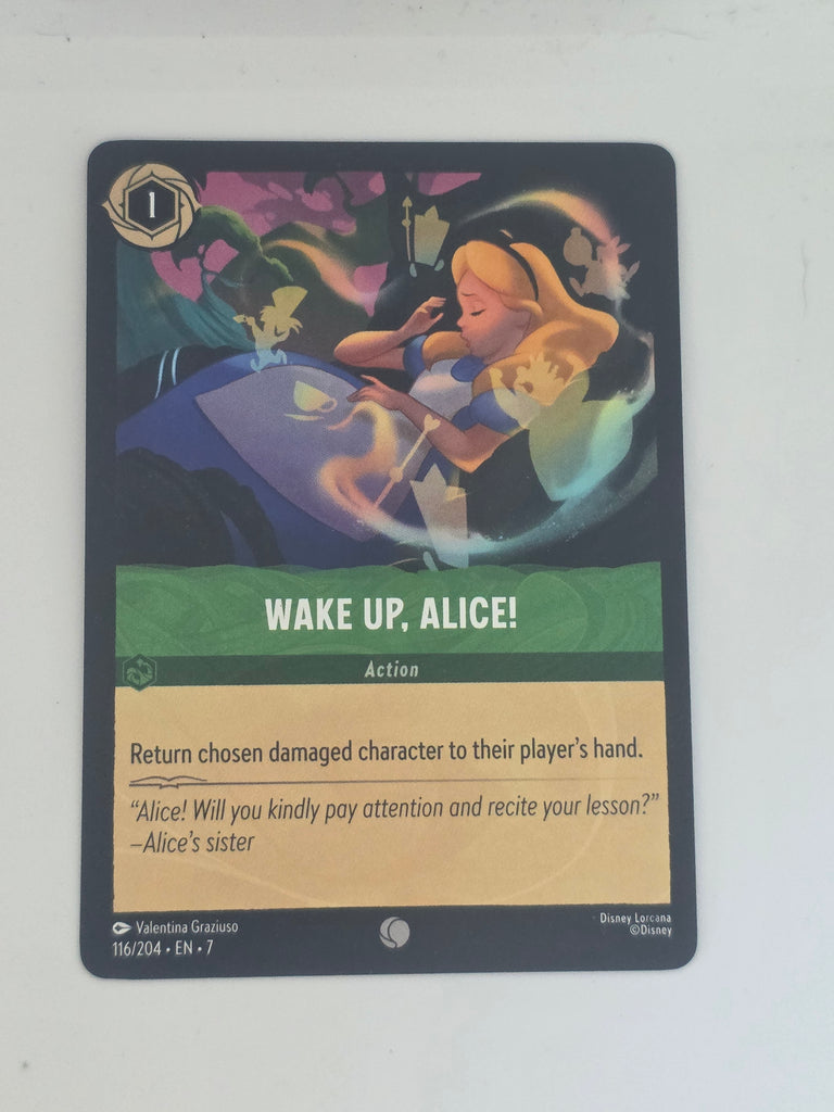 Lorcana | Archazia's Island | #116/204 | Wake Up, Alice! | Common