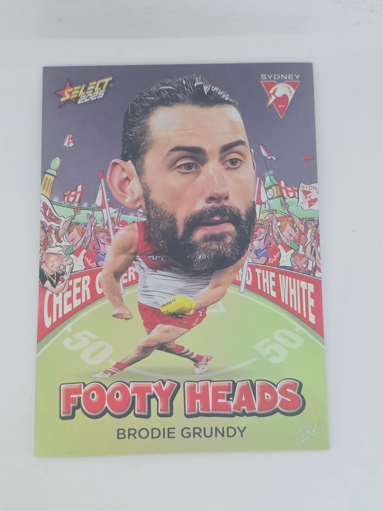 AFL Footy Stars 2025 | Footy Heads | #FH91 | B. Grundy | Sydney Swans