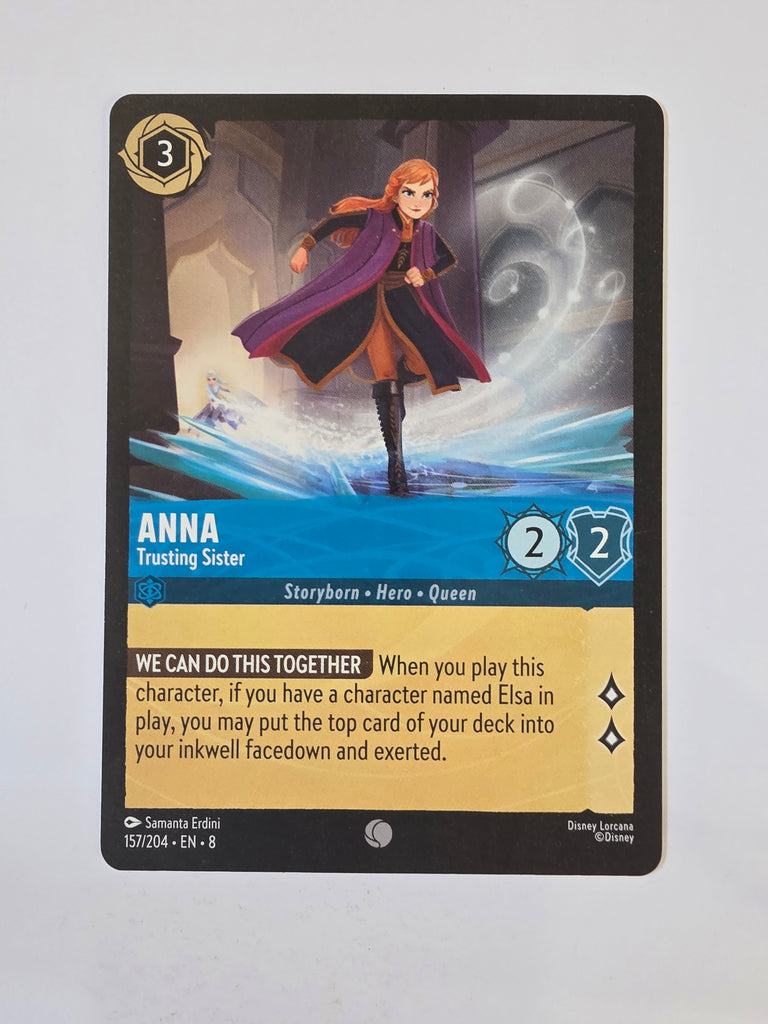 Disney Lorcana Reign of Jafar | Anna Trusting Sister | #157 | Common