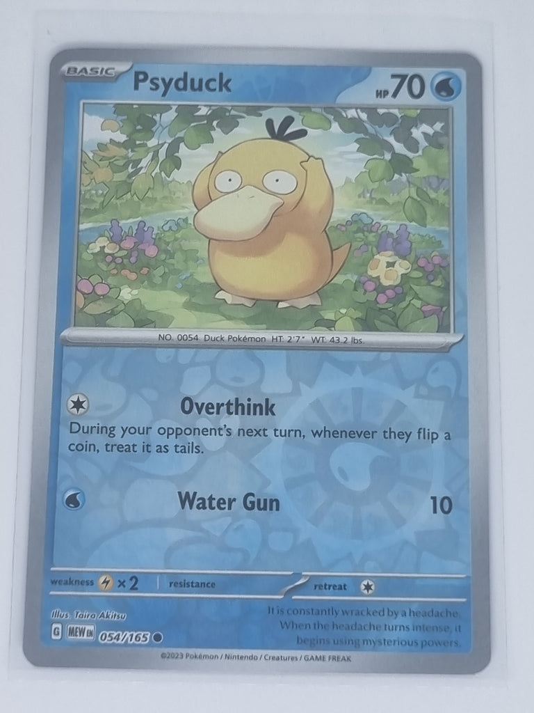 Pokemon TCG - Pokemon 151 - #054/165 - Reverse Holo - Psyduck - Common