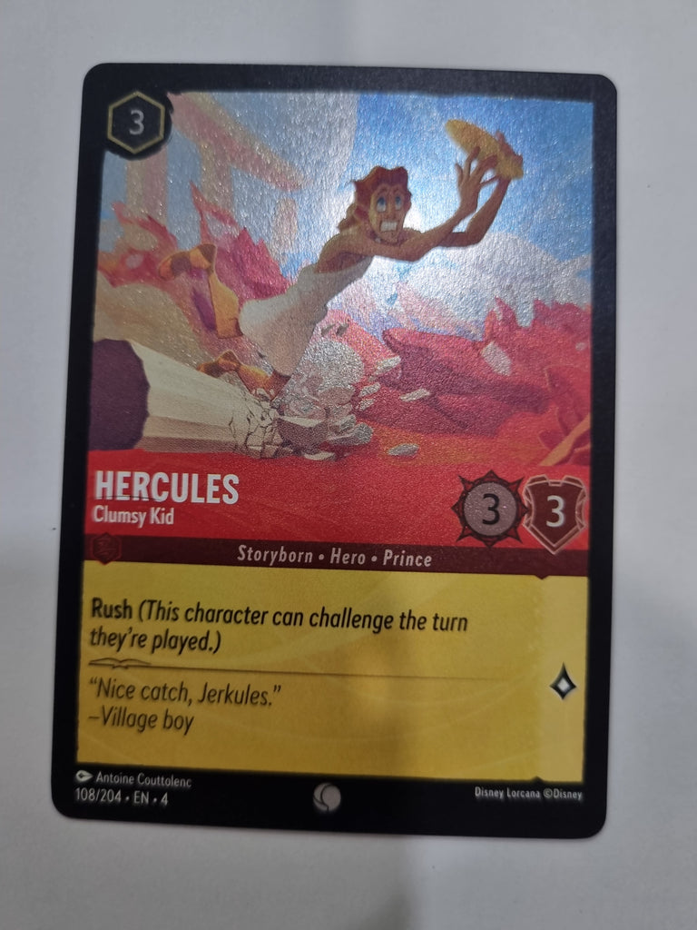 Ursula's Return - FOIL - Hercules - Clumsy Kid - 108/204 - Common