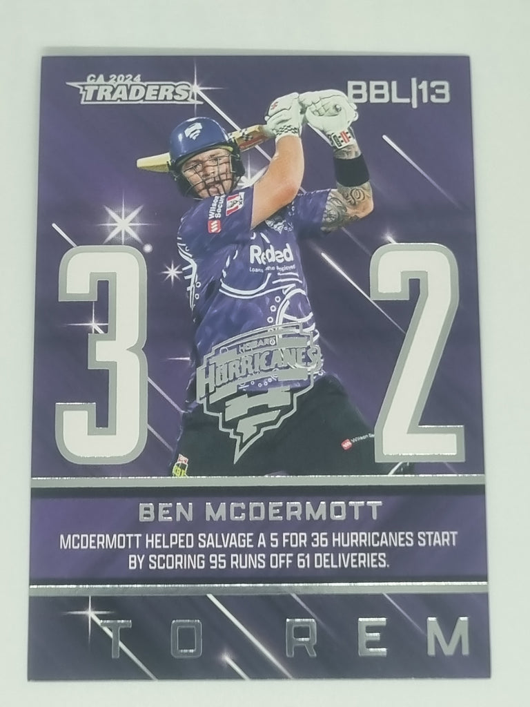 2024-25 LUXE Cricket - Season to Remember - #STR08 - Ben McDermott - Hurricanes