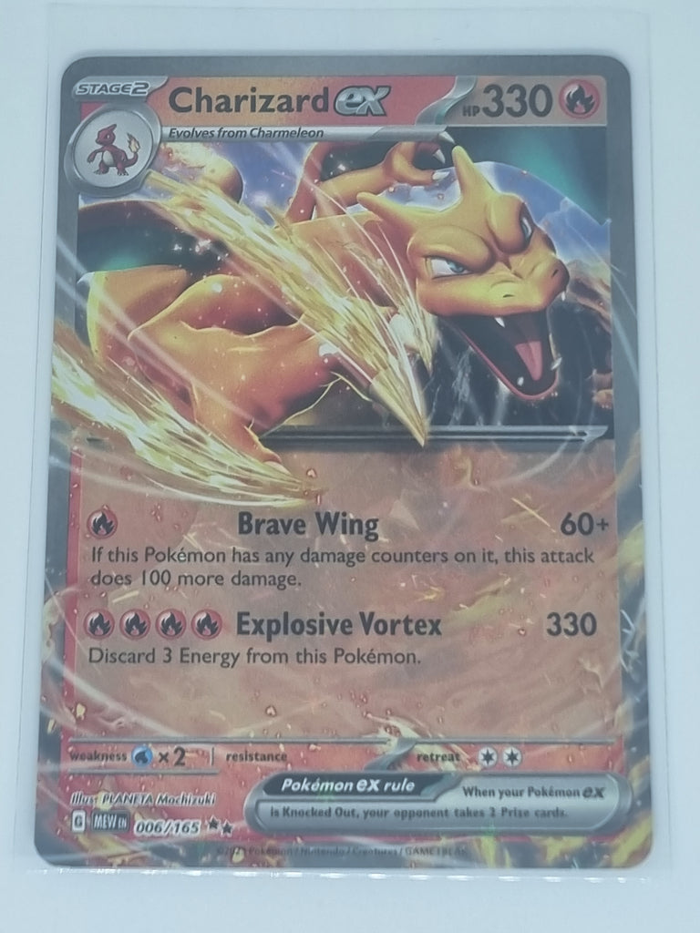 Pokemon TCG - Pokemon 151 - #006/165 - Charizard ex - Double Rare