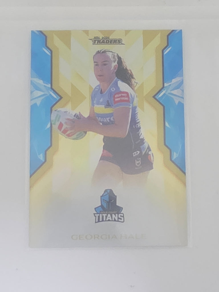 NRL 2025 Traders Titanium | NRLW Gold | #WG27 | Georgia Hale | #083/197 | Titans