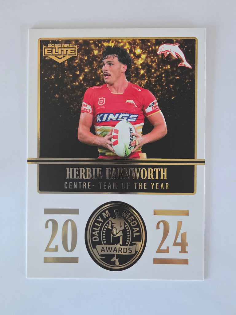 NRL 2025 Elite | 2024 Dally M Awards | #DM05 | Herbie Farnworth | Dolphins