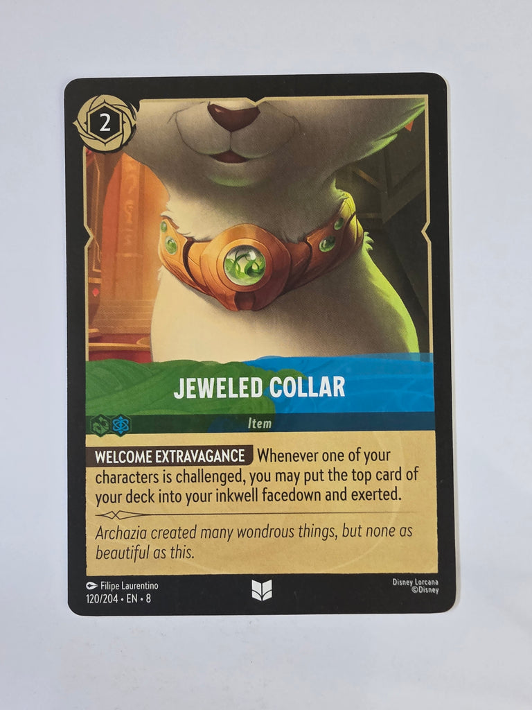 Disney Lorcana Reign of Jafar | Jeweled Collar | #120 | Uncommon