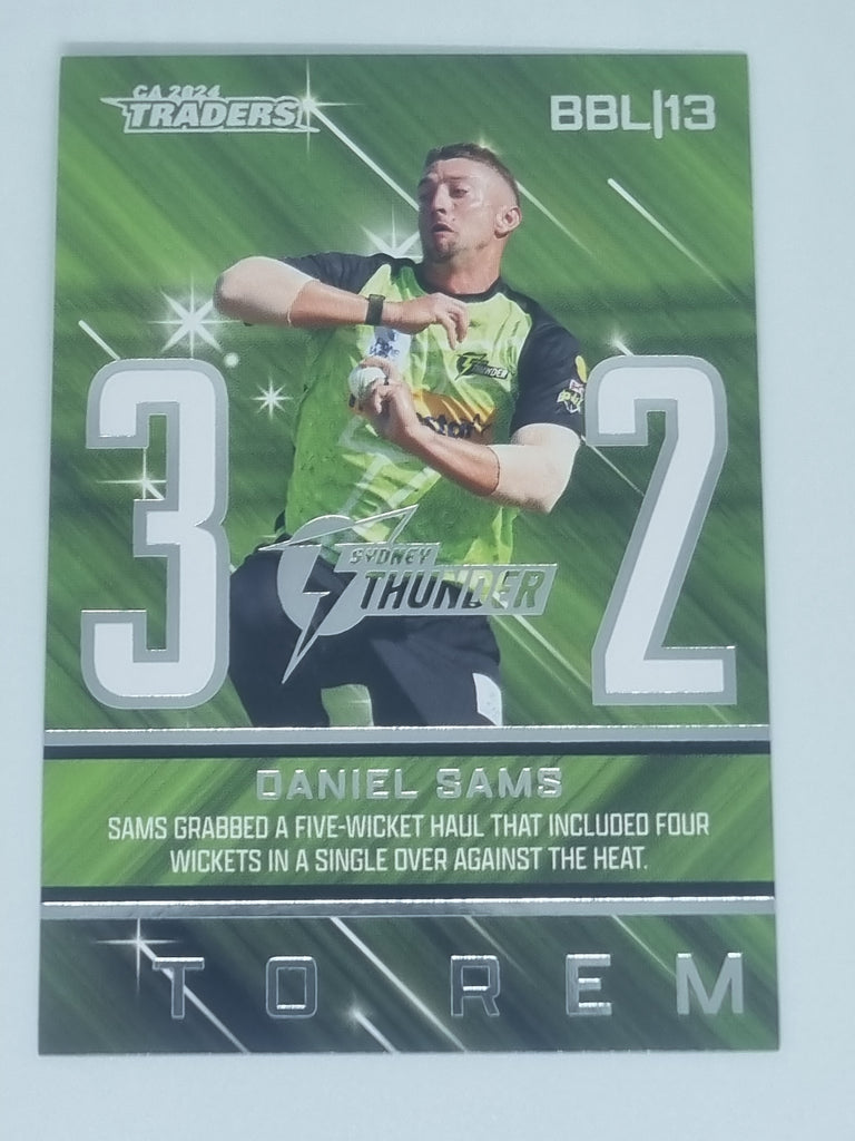 2024-25 LUXE Cricket - Season to Remember - #STR23 - Daniel Sams - Thunder