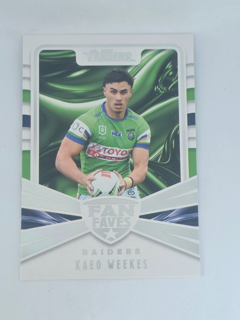 NRL 2025 Traders | Fan Favourites | #FF5 | Kaeo Weekes | Raiders