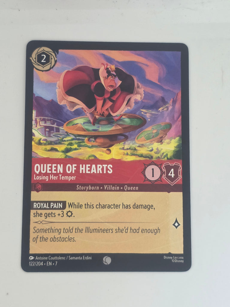 Lorcana | Archazia's Island #122/204 Queen of Hearts Losing Her Temper | Common