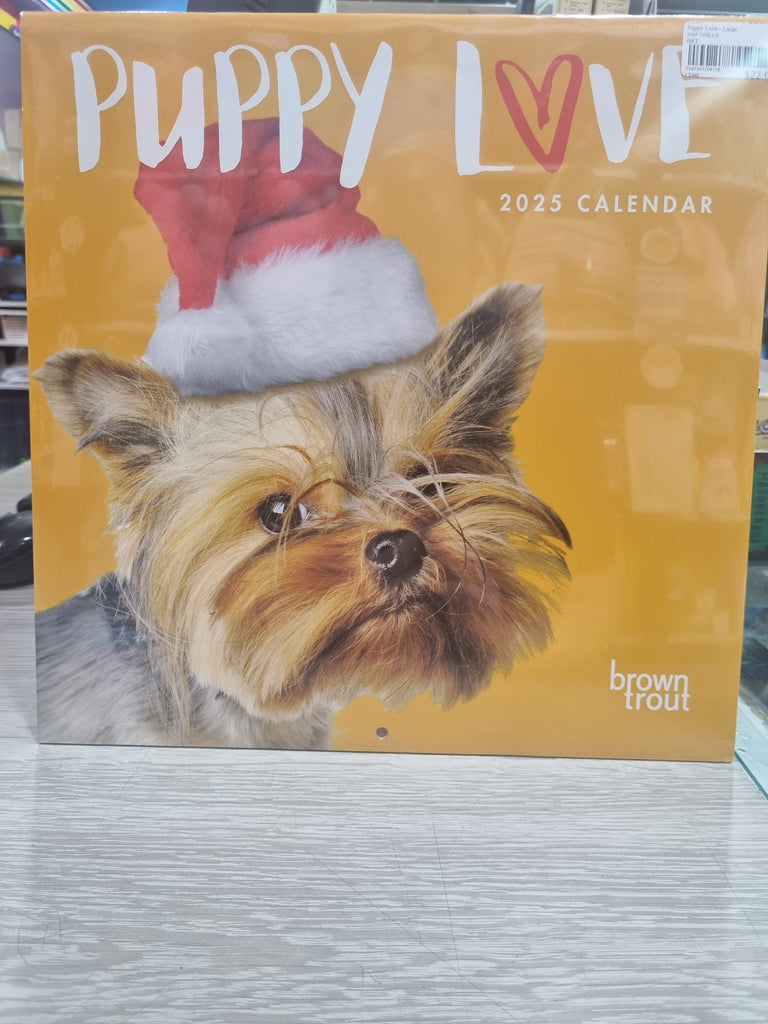 Puppy Love - Large 30x30cm - 2025 Calendar