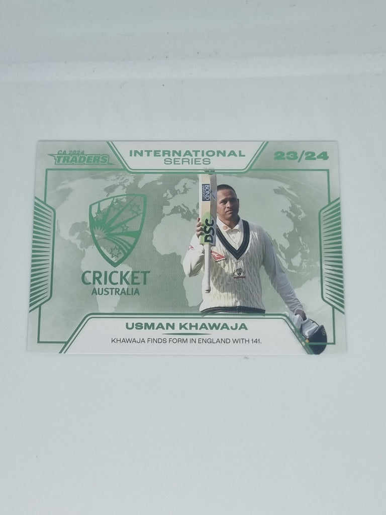 2024-25 LUXE Cricket Traders - International Series - #IS02 - Usman Khawaja