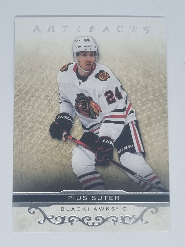2021-22 Hockey Artifacts - #5 - Pius Suter - Blackhawks
