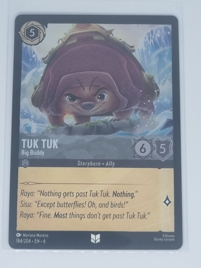 Lorcana Azurite Sea - COLDFOIL - Tukt Tuk - Big Buddy - #184/204 - Uncommon